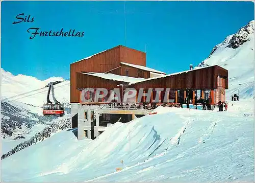 Cartes postales moderne Sils Furtschellas Sils i Oberengadin Endstation der Luftseilbahn Furtschellas