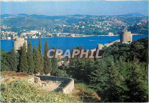 Cartes postales moderne Istanbul Turkiye La Forteresse et le Bosphare