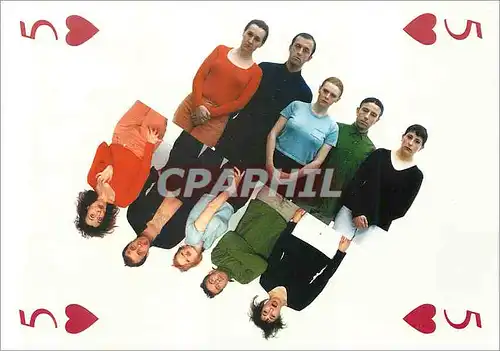 Cartes postales moderne Le Quintet Vocal a Capella 5 de Coeur presente Chant pour Chant pur Chant