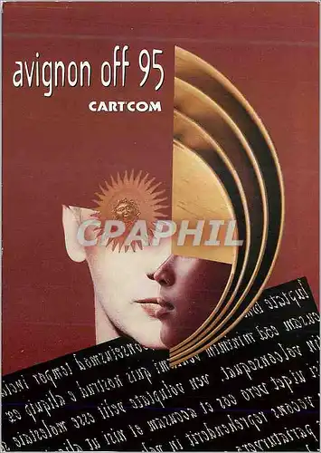 Moderne Karte Avignon off 95 Cart'Com Rue Mercoeur Paris