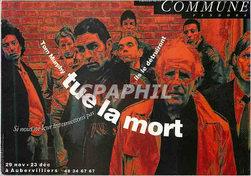 Cartes postales moderne Tom Murphy Tue la Mort 23 nov 23 dec a Aubervilliers
