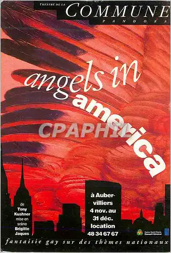 Cartes postales moderne Anges in America Theatre Commune Pandora a Aubervilliers