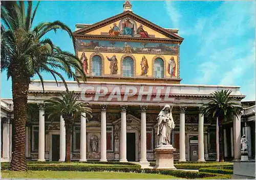 Moderne Karte Roma La Basilique de St Paul