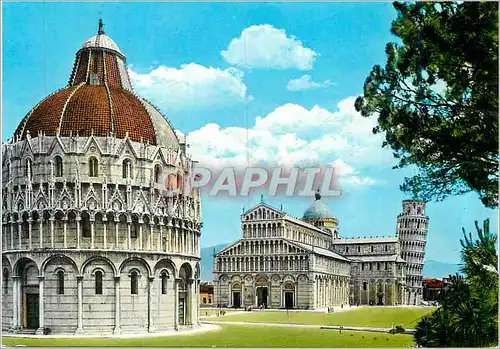 Moderne Karte Pisa PLace du Dome