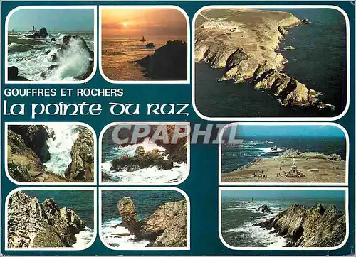 Moderne Karte Gouffres et Rochers La Pointe du Raz