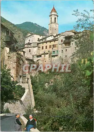 Moderne Karte Luceram Village Medieval L'Eglise XVe Siecle