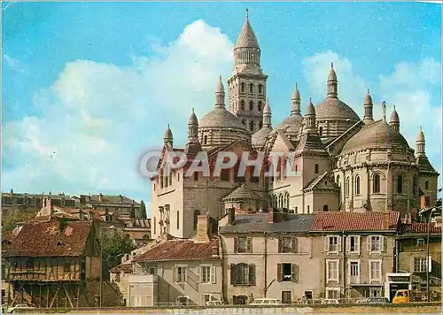 Cartes postales moderne Perigueux (Dordogne) La Cathedrale St Front et le Vieux Moulin