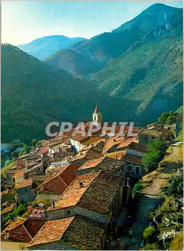 Moderne Karte Sainte Agnes (Alpes Maritimes) La Cote d'Azur Miracle de la Nature Couleurs et Lumiere de France