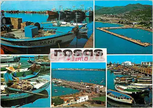 Cartes postales moderne Rosas (Costa Brava) Port Vues Diverses