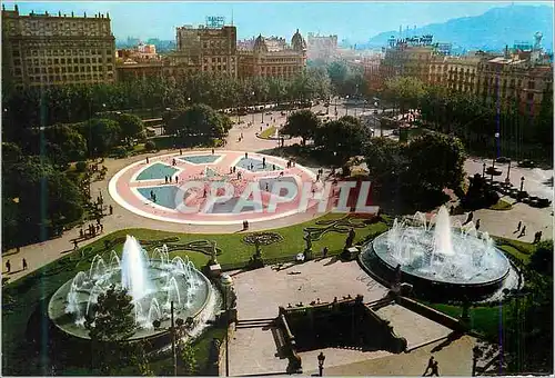 Cartes postales moderne Barcelona Place de Catalogne