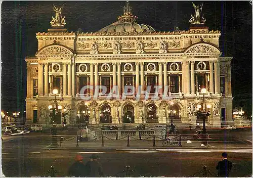 Moderne Karte Paris la Place de l'Opera