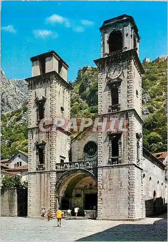 Moderne Karte Kotor la Cathedrale (12eme Siecle)