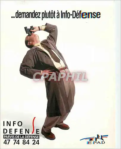 Cartes postales moderne Demandez Plutot a Info Defense