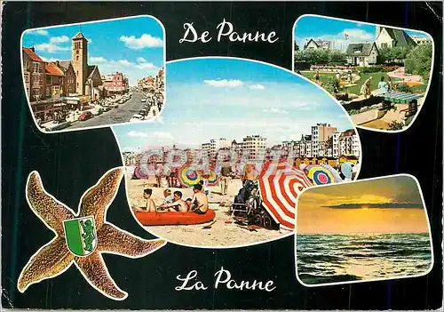 Cartes postales moderne Un bonjour de la Panne