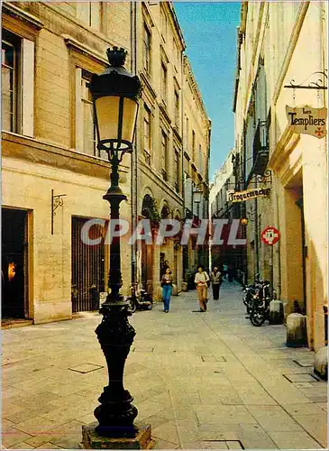 Moderne Karte Montpellier Rue de l'Ancien Courrier