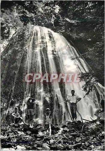 Cartes postales moderne Environs du Mont Dore (P de D) Cascade du Rossignolet