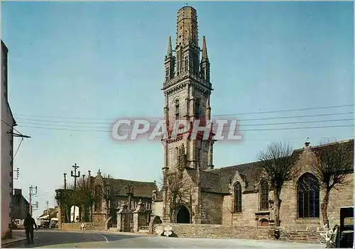 Moderne Karte Lampaul Guimiliau la Bretagne en Couleurs