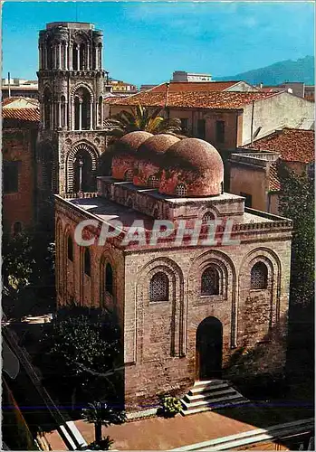 Cartes postales moderne Palermo Eglise S Cataldo et Clocher de la Martorana