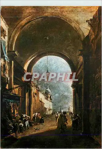 Cartes postales moderne Munchen Giovanni Antonio Guardi (1699 1760) Vue sur une Porte d'Enceinte