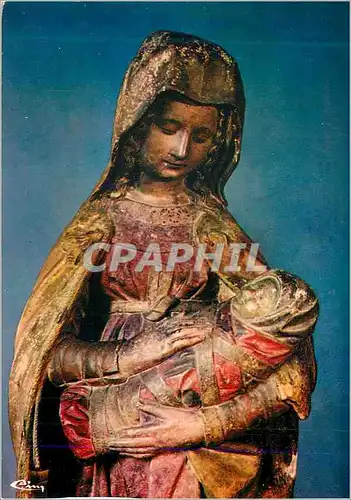Cartes postales moderne Autun (S et L) Vierge d'Autun (XVe s)