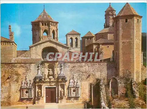 Cartes postales moderne Real Monasterio de Poblet Facade de l'Esglise