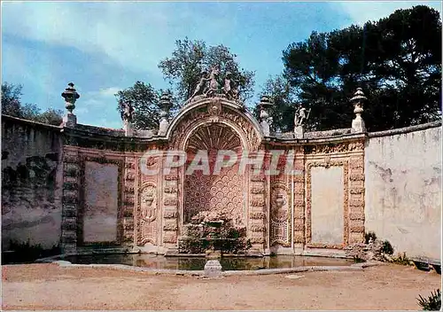 Moderne Karte Montpellier Chateau de la Mogere Monument Historique (XVIIIe s) le Buffet d'Eau