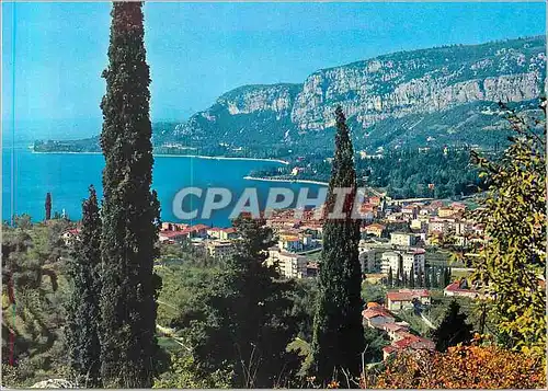 Moderne Karte Garda Lac de Garda Vue Generale