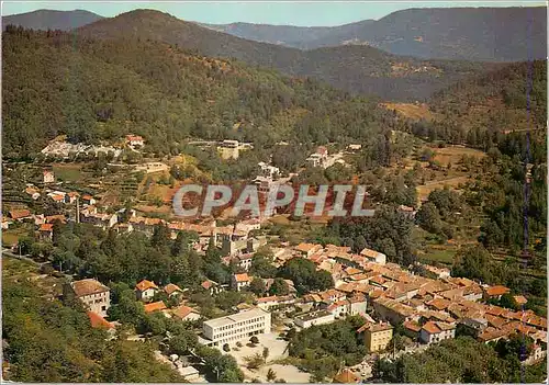 Cartes postales moderne Genolhac Vue Aerienne les Cevennes Touristiques