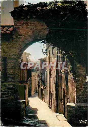 Moderne Karte Bormes les Mimosas Rue Pompicuou Reflets de la Cote d'Azur