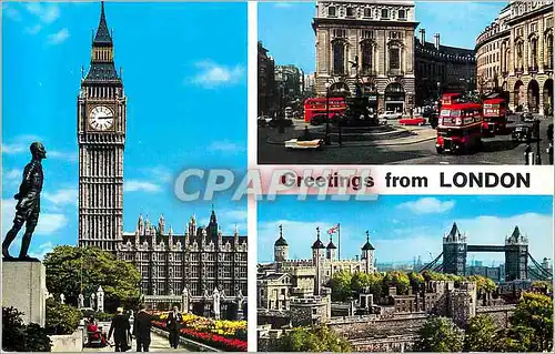 Cartes postales moderne Greetings from London