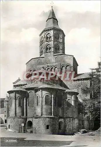 Moderne Karte Orcival (Puy de Dome) l'Eglise Romane Cite de l'Abside (Mon Hist XIIe s)