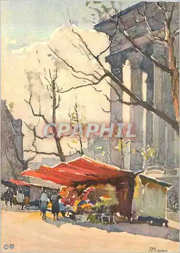 Cartes postales moderne Paris La Madeleine et le Marche aux Fleurs