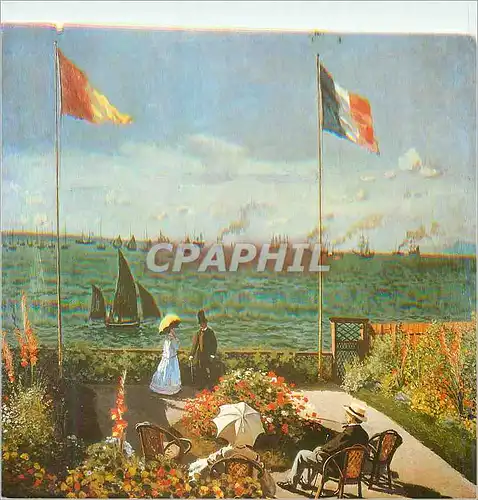 Cartes postales moderne New York Metropolitan Museum of Art Bestell Nr Claude Monet 1840 1926 Terrasse Bei Sainte Adress