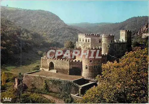 Moderne Karte Chateau Feodal de Chouvigny XIIIe Siecle Vallee de la Sioule