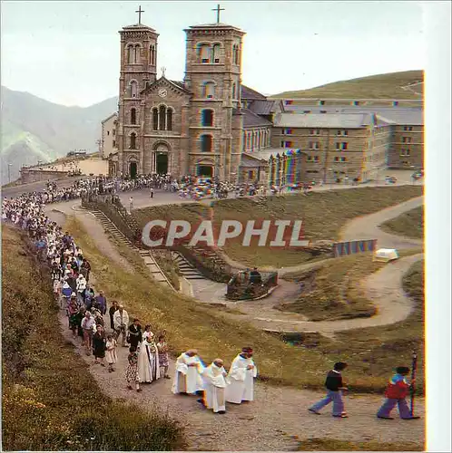 Cartes postales moderne Sanctuaire Notre Dame de la Salette Altitude 1800m la Basilique Vue Generale