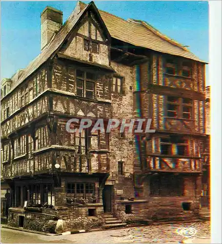 Cartes postales moderne Bayeux (calvados Maison du XVe s Rue St Martin