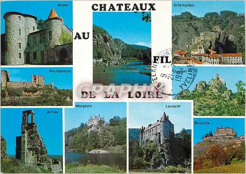 Cartes postales moderne Chateaux au Fil de la Loire (Hte Loire) Arlempdes Ruines du Chateau Feodal (XI e)
