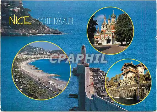 Cartes postales moderne Nice Cote d'Azur