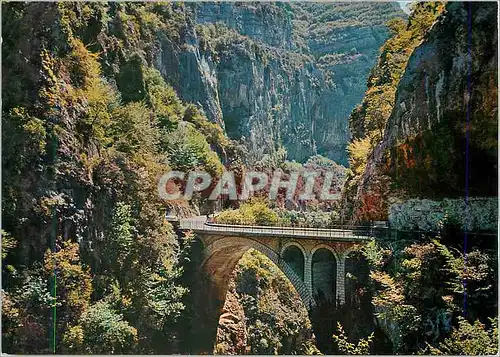 Cartes postales moderne Excursion des Gorges du Loup le Pont de l'Abime