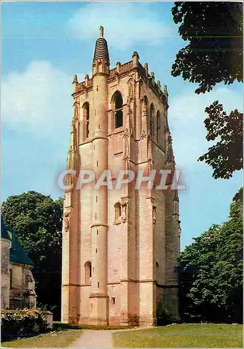 Cartes postales moderne Abbaye du Bec Hellouin (Eure) Tour St Nicolas ( XVe s) Pignon de l'Abbatiale