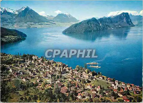 Cartes postales moderne Vitznau am Vlerwaldstatter See mit Buochser Horn