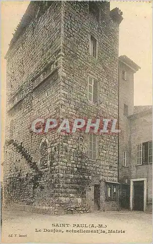 Cartes postales Saint Paul (A M) le Donjon Actuellement la Mairie