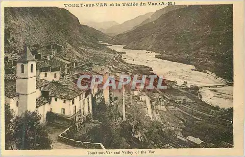 Cartes postales Touet sur Var et la Vallee du Var (A M)