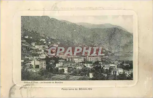 Cartes postales Panorama de Beaulieu