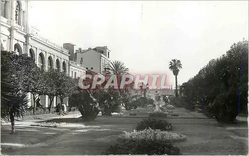 Moderne Karte Menton (Alpes Maritimes) Les Jardins et le Casino