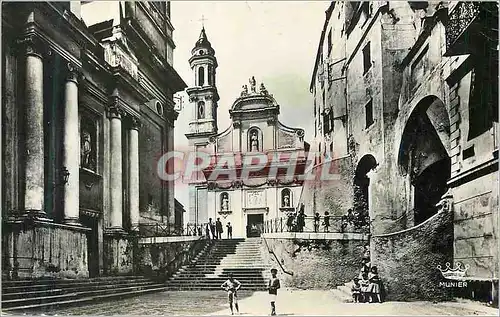 Cartes postales moderne Menton Eglise Saint Michel et Conception