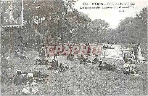 REPRO Paris Bois de Boulogne Le Dimanche autour du Grand Lac