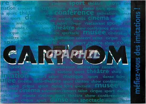 Cartes postales moderne Cart'Com Mefiez vous des Imitations