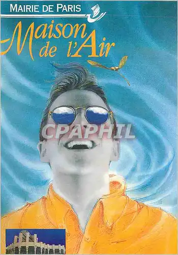 Cartes postales moderne Mairie de Paris Maison d'Air s'Expose a Belleville