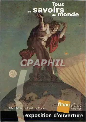 Cartes postales moderne Exposition d'Ouverture Bibliotheque Nationale de France Tous les Savoirs du Monde FNAC